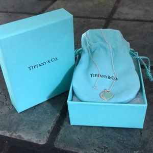 Tiffany & Co. Mini double heart tag pendant